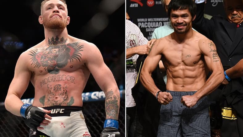 Conor McGregor and Manny Pacquiao
