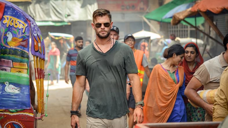 Chris Hemsworth in Netflix's "Extraction."