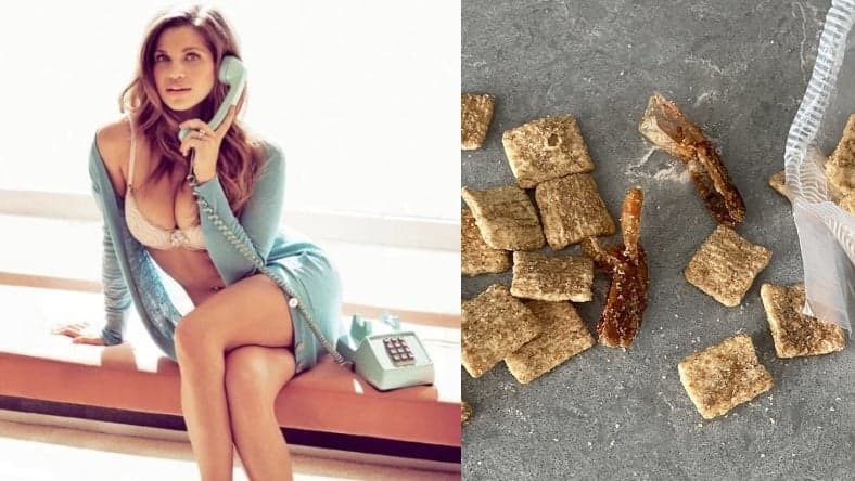 Danielle Fishel Cinnamon Toast Crunch Shrimp Promo Split
