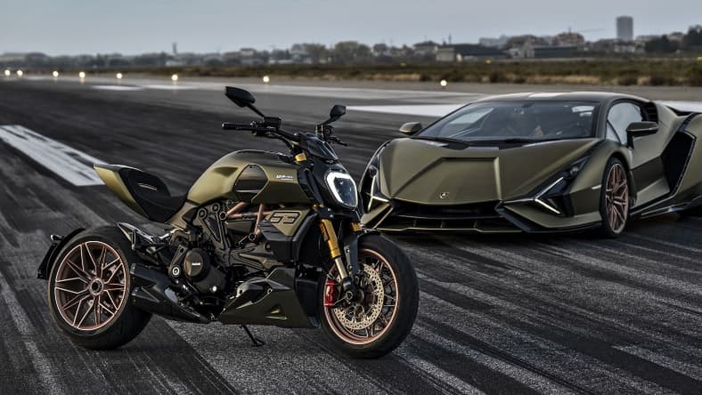 Ducati Diavel Lamborghini Promo