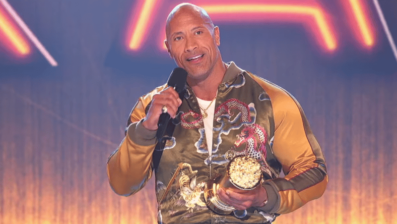 dwayne the rock johnson 2019 mtv movie awards promo