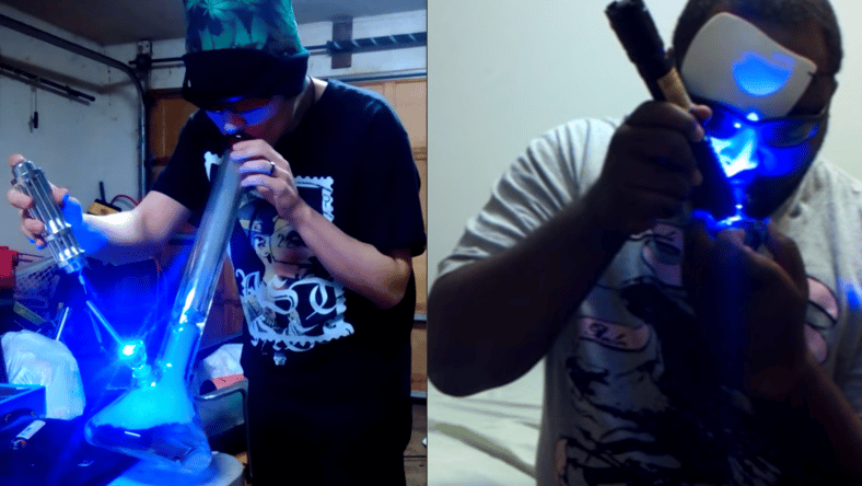 Smoking Weed With Lasers