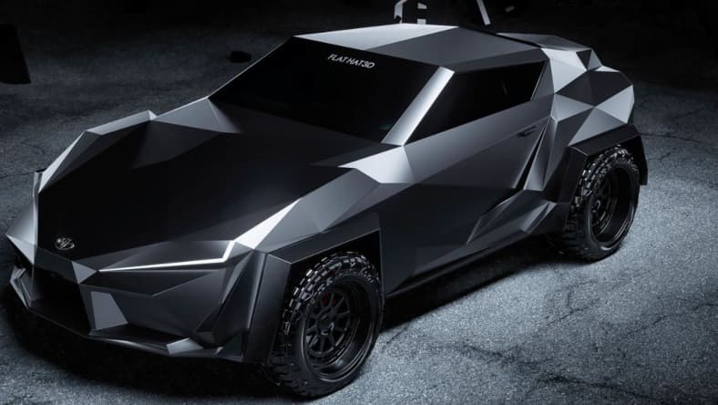Flat Hat 3D Toyota Cyber Supra Promo