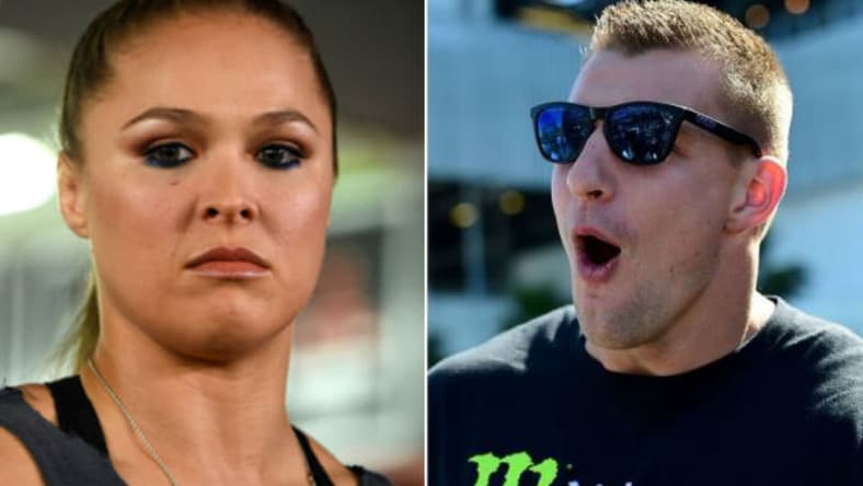 Gronk and Ronda Rousey