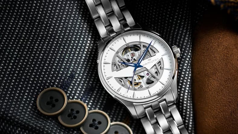 hamilton jazzmaster skeleton promo