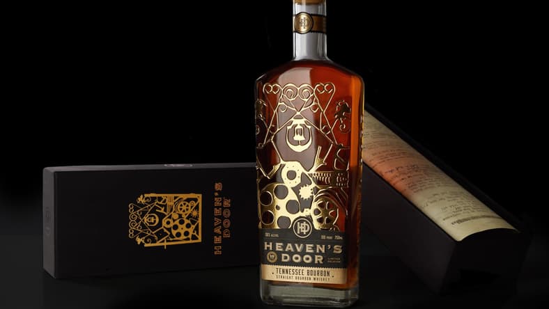 Heaven's Door 10 Year Old 100 Proof Tennessee Straight Bourbon Promo