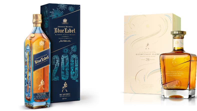 Johnnie Walker 200th Anniversary Bottles Promo