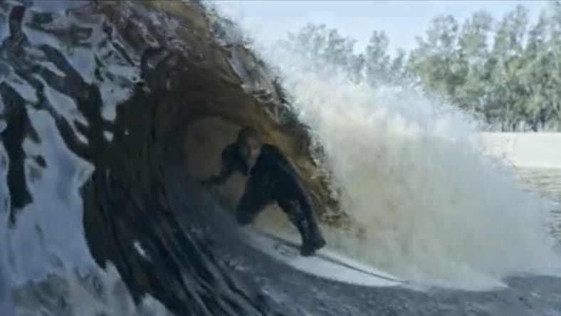 Kelly Slater rides a perfect manmade wave