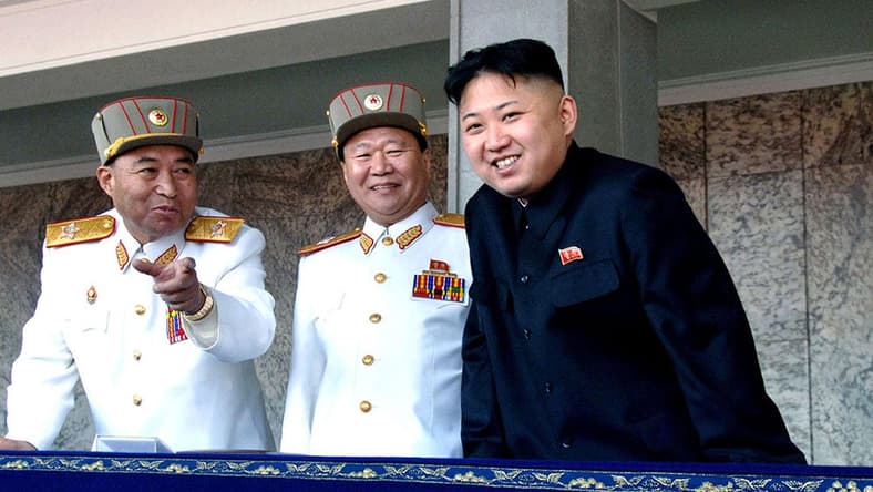 Kim Jong-Un admirals AP