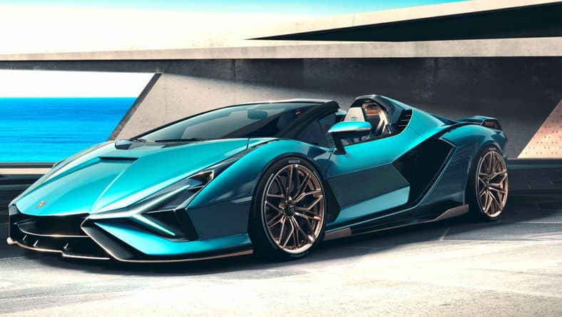 Lamborghini Sian Roadster Promo