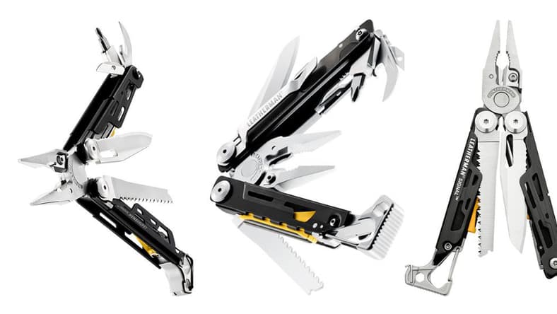 Signal's 19 tools include a whistle and fire-starting
