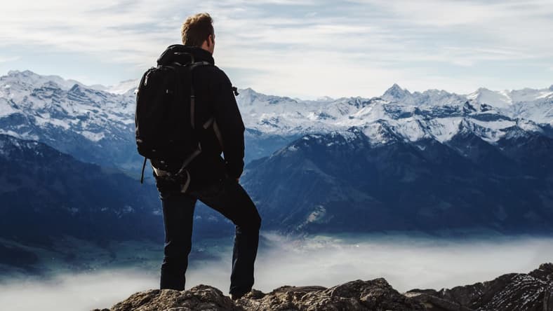 Man on Mountain Promo