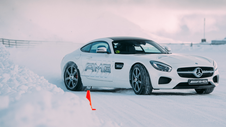 Mercedes AMG Ice Driving