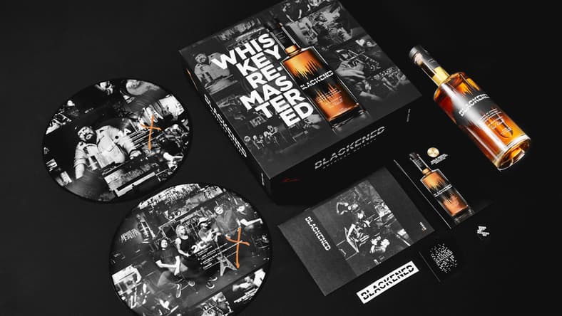 Metallica Blackened Batch 100 Whiskey Promo
