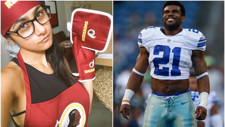 Mia Khalifa Ezekiel Elliott