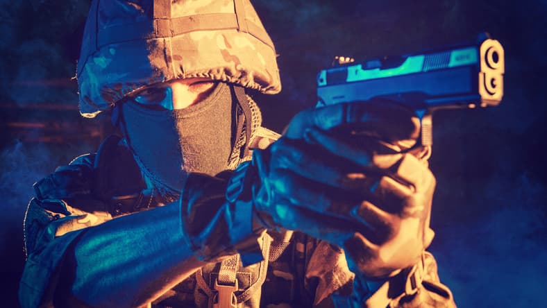 military gun