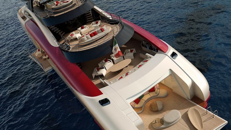 The M60 SeaFalcon Sport Yacht (Courtesy of Mondomarine Engineering)
