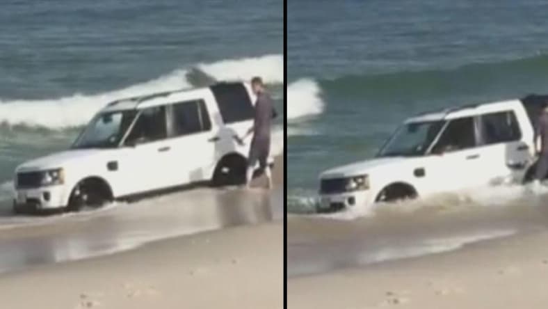 sinking SUV promo