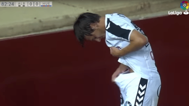 Soccer Player Kicked in Penis