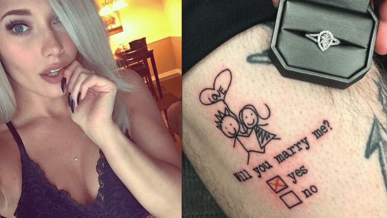 Tattoo Marriage Proposal