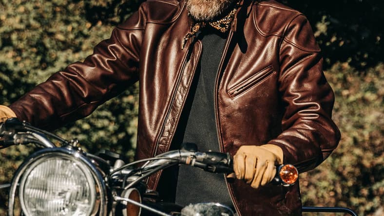 Taylor Stitch Band Collar Moto Jacket Promo