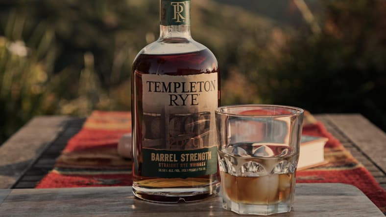 Templeton Rye 2020 Barrel Strenght Straight Rye Whiskey Promo