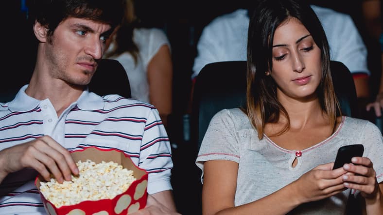 Texting During Movie