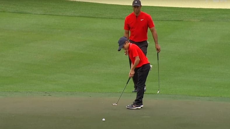 Tiger and Charlie Woods Promo
