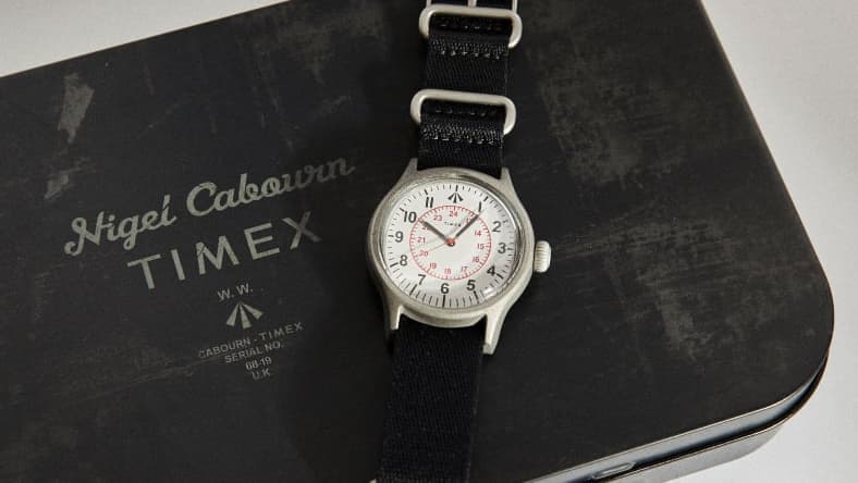 Timex x Nigel Cabourn Naval Officer's Watch Promo
