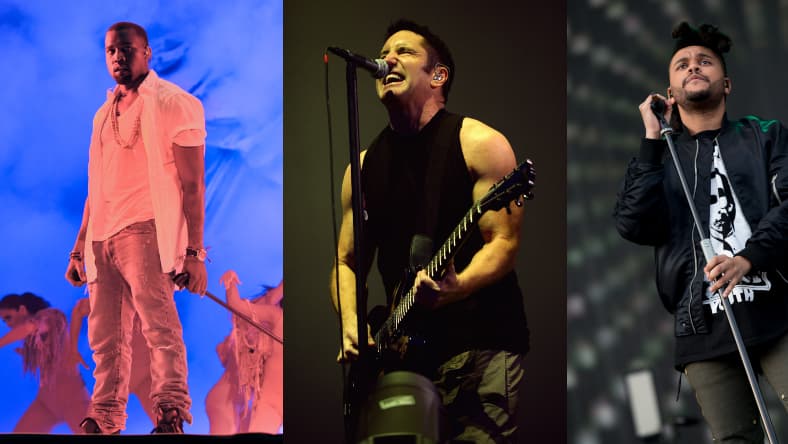 Trent Reznor Kanye West The Weeknd Promo