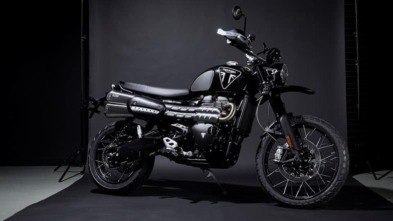 Triumph Scrambler 1200 Bond Edition Promo