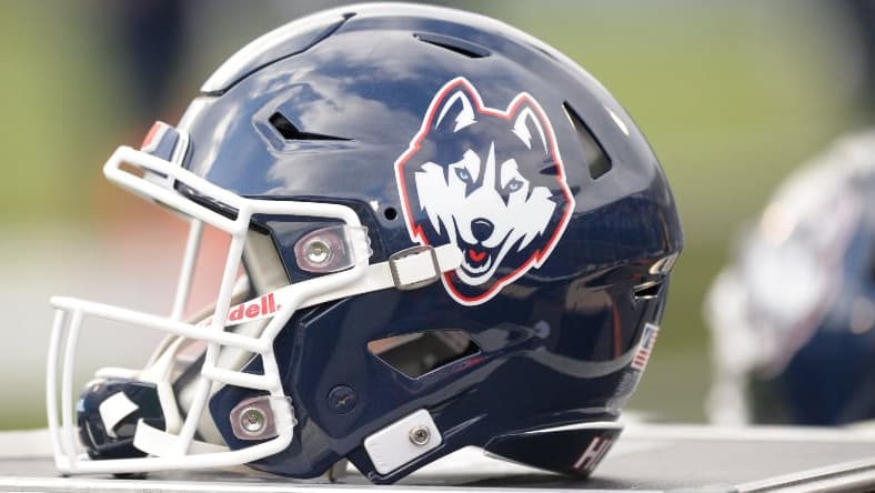 University of Connecticut Football Helmet Promo