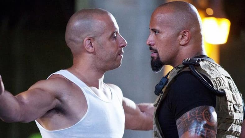 vin diesel the rock fast and furious promo