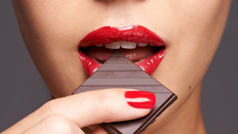 woman eating