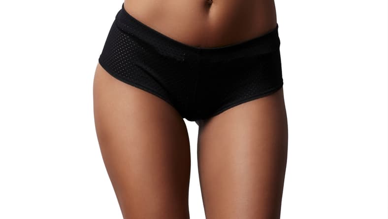 woman in panties