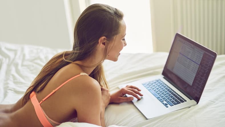 Woman on laptop
