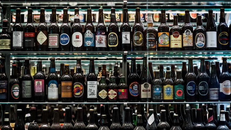 Beer bottles