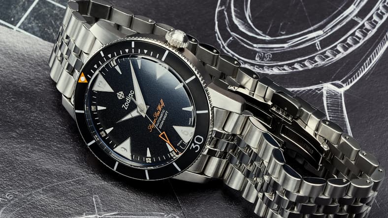 Zodiac Super Sea Wolf dive watch