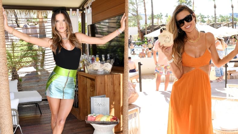 Alessandra Ambrosio Audrina Partridge Elia Beach Club Virgin Hotel Las Vegas Promo