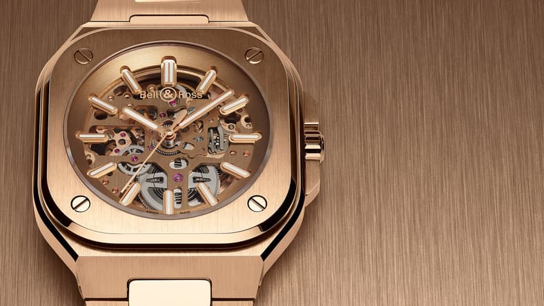 Bell and Ross BR 05 Skeleton Gold  (3)