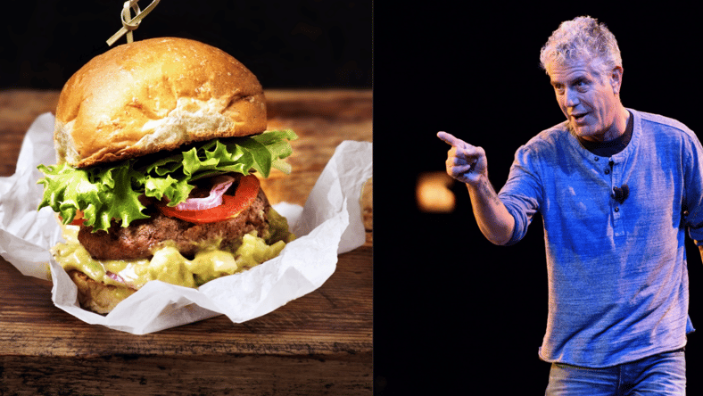 Anthony Bourdain Burger Split Promo