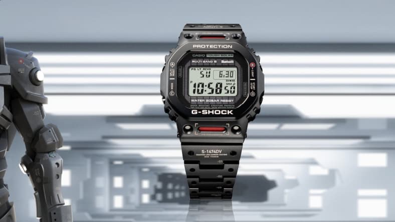Casio / G-Shock's new titanium timepiece inspired by virtual reality.