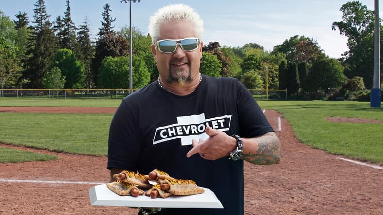 Guy Fieri Apple Pie Hot Dog Promo