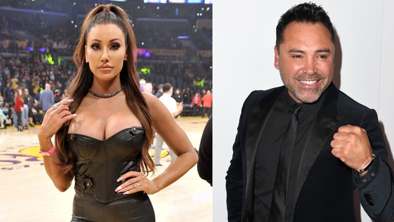 Holly Sonders Oscar de la Hoya Split Promo
