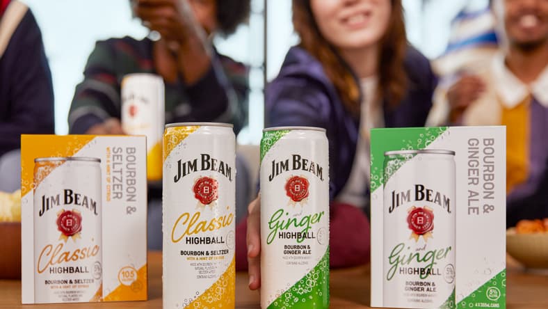 Jim Beam Packaging Closeup