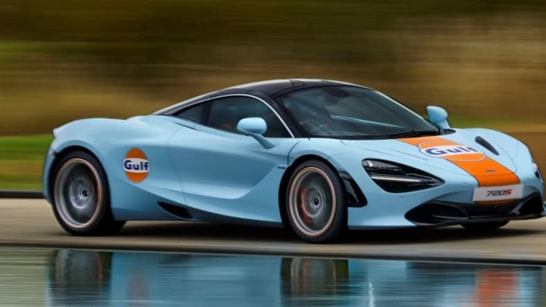 McLaren 720S Gulf Oil Promo