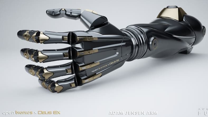 Open Bionics' "Deus Ex" Adam Jensen arm (Photo: Augmented Future)