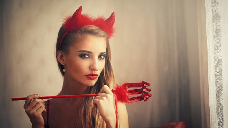 Red devil girl Getty Images