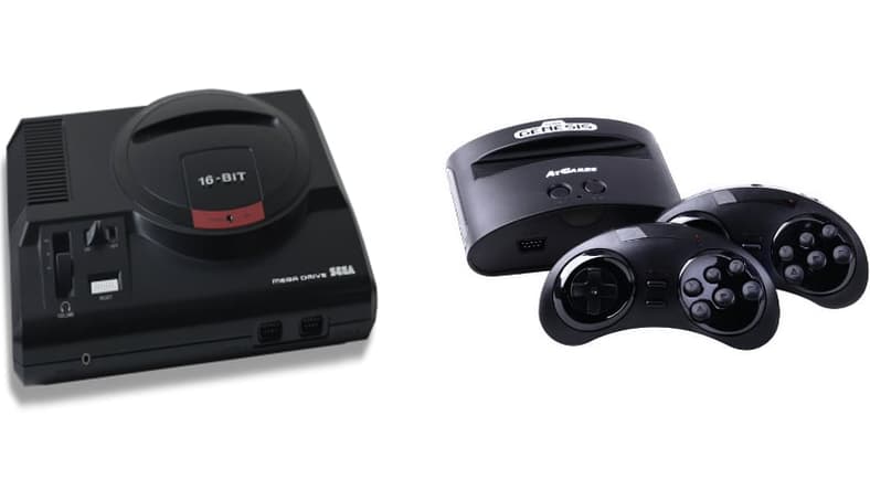 A more classic and the mini version of Sega Genesis (Photo: Tectoy