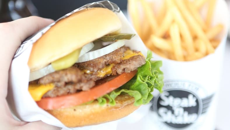 steak n shake burger promo